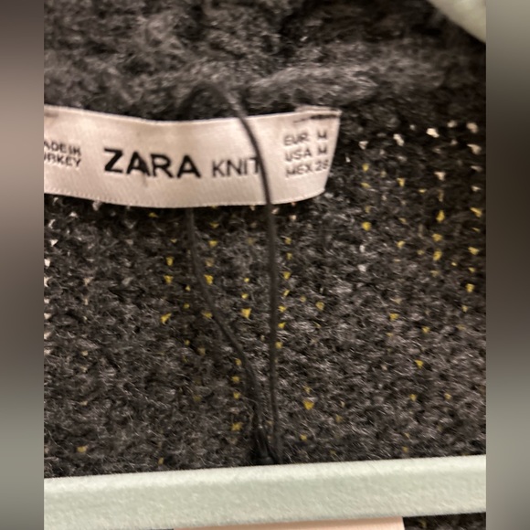 Zara cardigan grey sweater , alpaca and wool blend. Dropped shoulder. Size M. - Picture 14 of 14